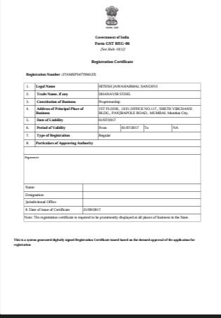 ISO 14001:2015 Certificate